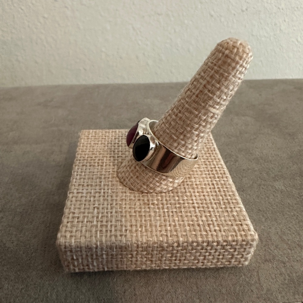 3 stone ring in Sterling silver by Jay King - Picture 3 of 11